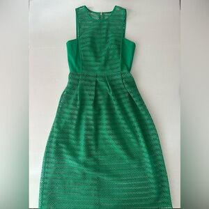 Antonio Melani Elegant Green Lace Dress